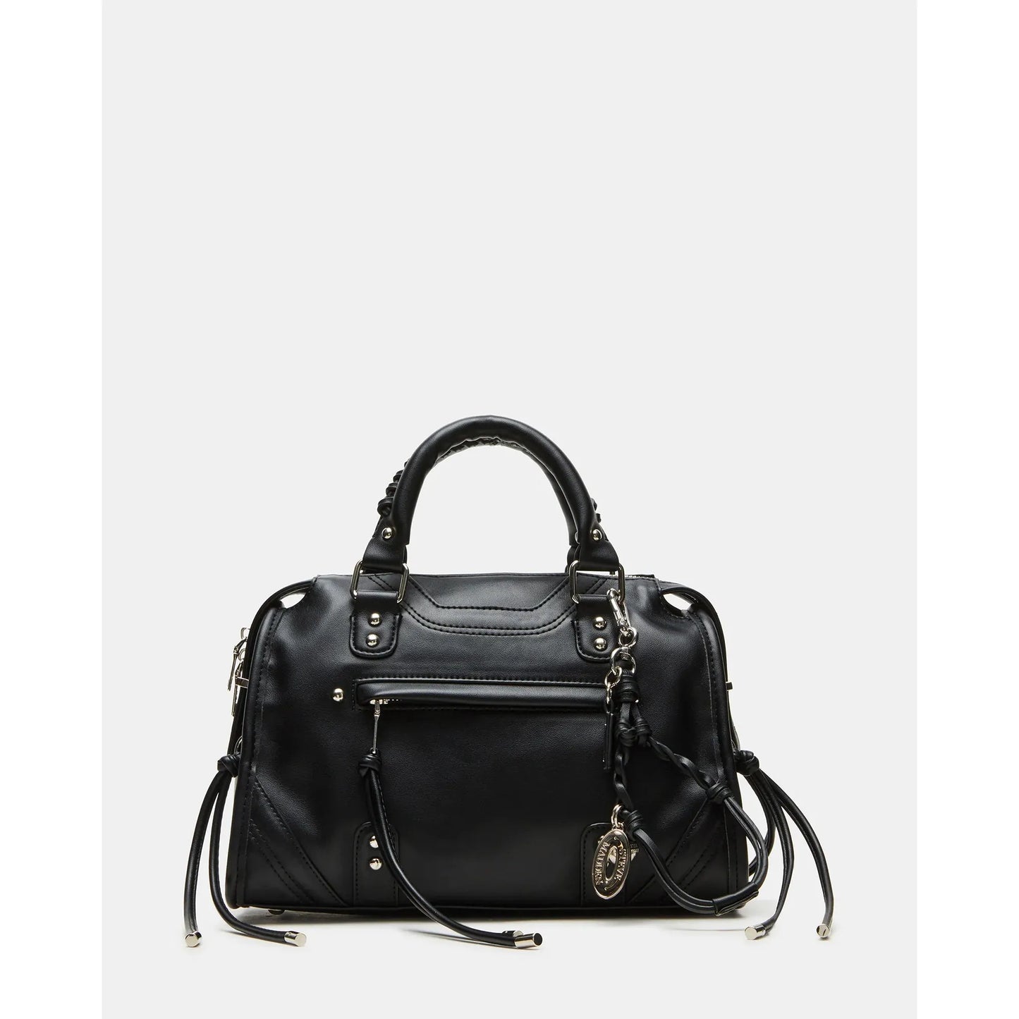Steve Madden Riggs Satchel, Distressed Black