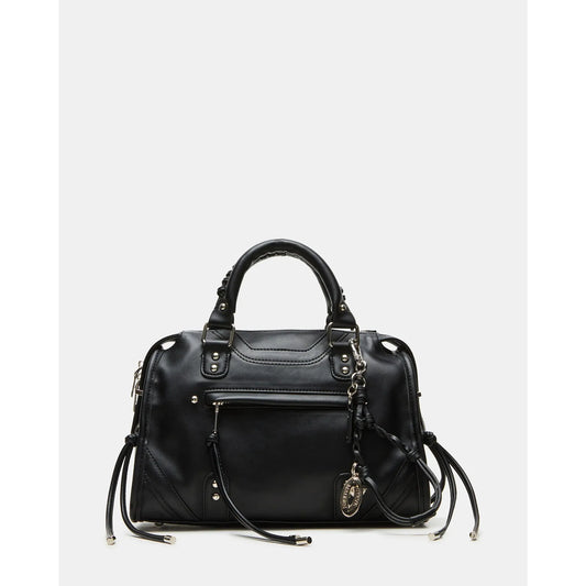Steve Madden Riggs Satchel, Distressed Black